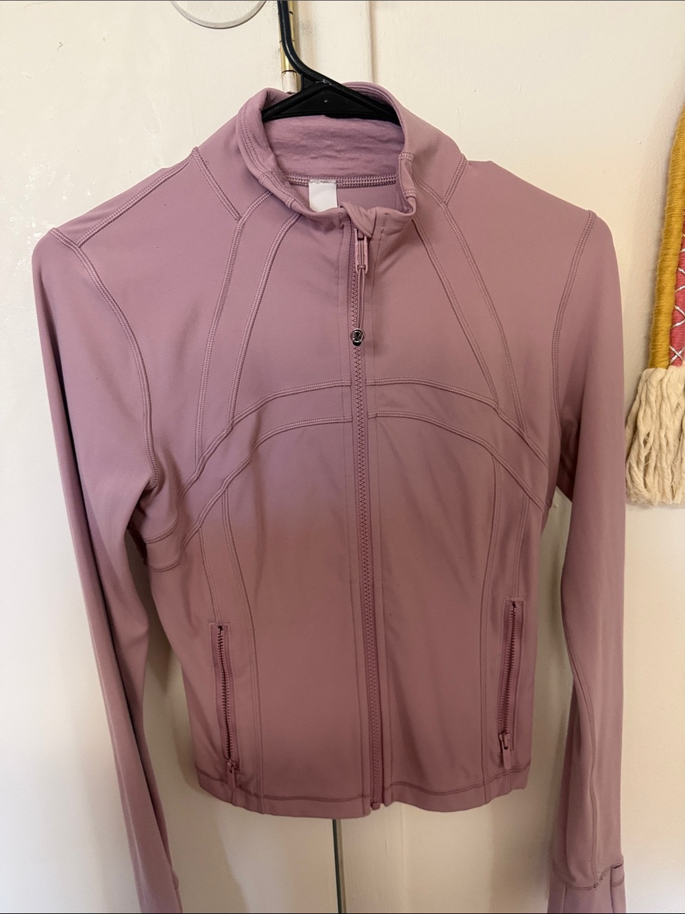 lululemon athletica Mauve Full-Zip Athletic Jacket